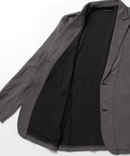 TETE HOMME（テットオム）の「ふくれへリンボンカットジャケット（テーラードジャケット・メンズ・チャコールグレー/ベージュ/ブラック・LARGE/MEDIUM/X-LARGE）」の21枚目の写真