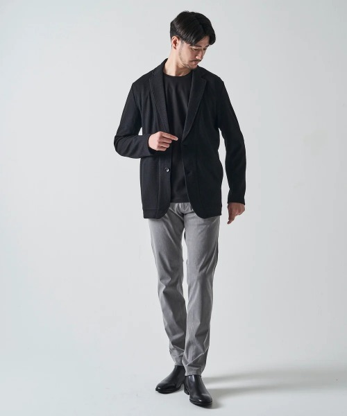 TETE HOMME（テットオム）の「ふくれへリンボンカットジャケット（テーラードジャケット・メンズ・チャコールグレー/ベージュ/ブラック・LARGE/MEDIUM/X-LARGE）」の9枚目の写真