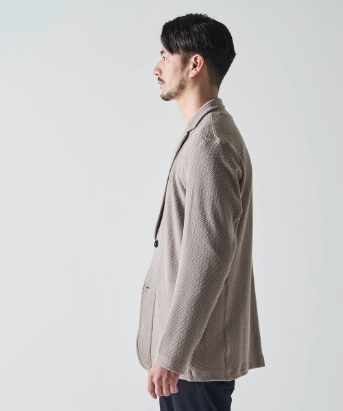 TETE HOMME（テットオム）の「ふくれへリンボンカットジャケット（テーラードジャケット・メンズ・チャコールグレー/ベージュ/ブラック・LARGE/MEDIUM/X-LARGE）」の11枚目の写真