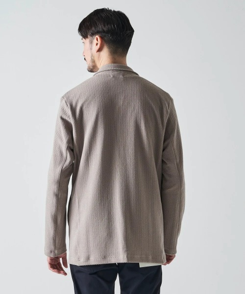 TETE HOMME（テットオム）の「ふくれへリンボンカットジャケット（テーラードジャケット・メンズ・チャコールグレー/ベージュ/ブラック・LARGE/MEDIUM/X-LARGE）」の5枚目の写真