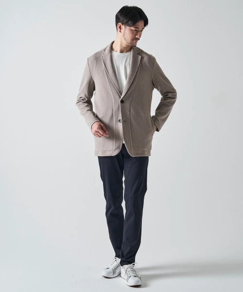 TETE HOMME（テットオム）の「ふくれへリンボンカットジャケット（テーラードジャケット・メンズ・チャコールグレー/ベージュ/ブラック・LARGE/MEDIUM/X-LARGE）」の17枚目の写真
