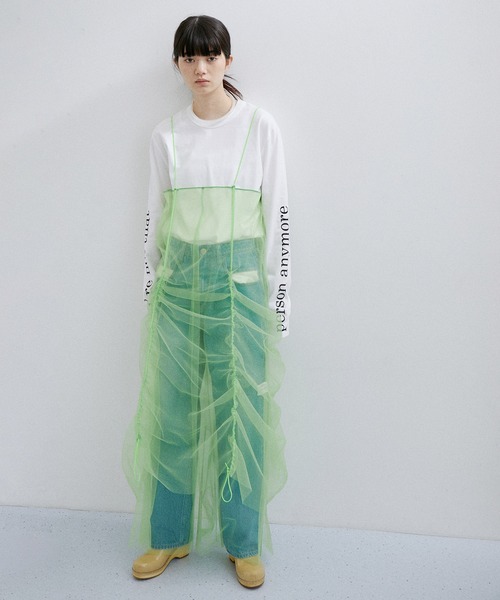 ADAM ET ROPE'(アダムエロペ)の「スリーブプリントロンT(Tシャツ/カットソー・レディース・ホワイト/ブラック・FREE)」の20枚目の写真