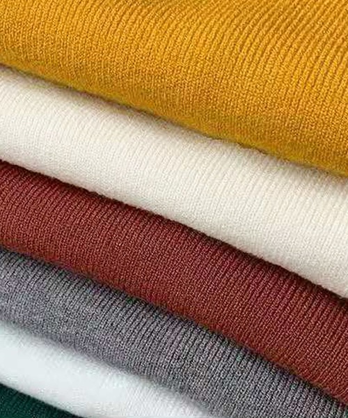 Ulysses（ユリシス）の「プチハイネックパフスリ半袖ニットトップス（ニット/セーター・レディース・ピンク/グリーン/アイボリー/イエロー/キャメル/グレー/ホワイト/ブラック/レッド/ダークグリーン/マスタード/ベージュ/ブラウン・F）」の14枚目の写真