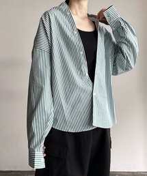COMMON WARE（コモンウェアー）の「COMMONWARE:ビッグサイズバンドカラーシャツL/S（シャツ/ブラウス）」