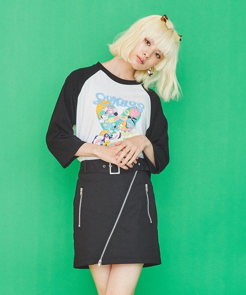 PUNYUS（プニュズ）の「ZIPミニスカート（スカート・レディース・ブラック・1/2/3/4）」の5枚目の写真