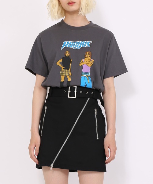 PUNYUS（プニュズ）の「ZIPミニスカート（スカート・レディース・ブラック・1/2/3/4）」の6枚目の写真