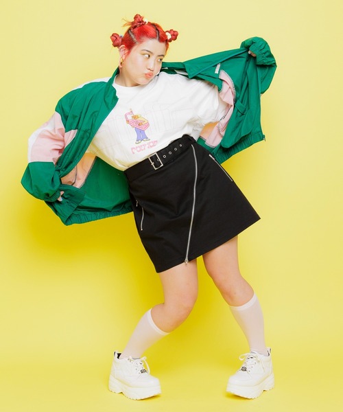 PUNYUS（プニュズ）の「ZIPミニスカート（スカート・レディース・ブラック・1/2/3/4）」の8枚目の写真