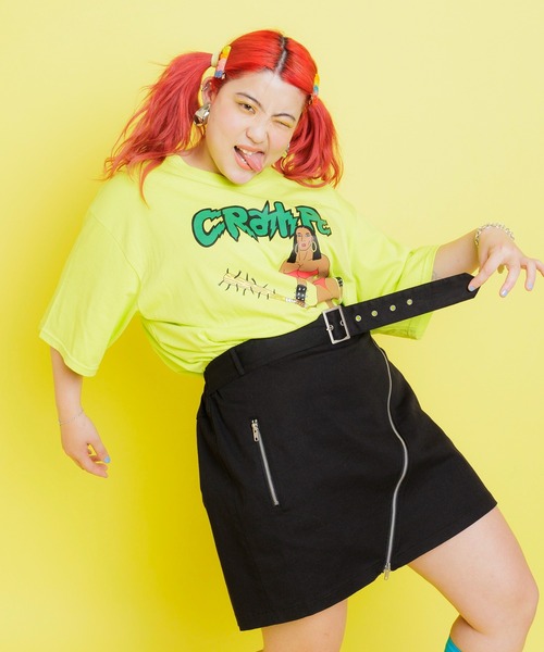 PUNYUS（プニュズ）の「ZIPミニスカート（スカート・レディース・ブラック・1/2/3/4）」の7枚目の写真