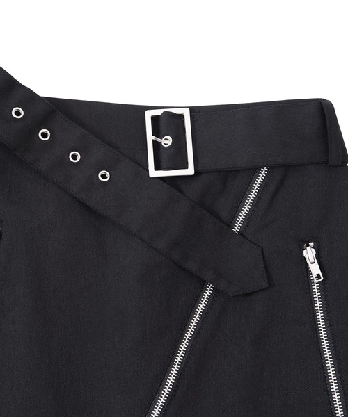 PUNYUS（プニュズ）の「ZIPミニスカート（スカート・レディース・ブラック・1/2/3/4）」の12枚目の写真