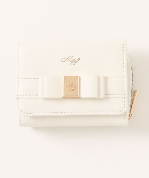 algy（アルジー）の「エトワール三つ折財布 A（財布・キッズ・ピンク/ブラック/オフホワイト・FREE）」の2枚目の写真