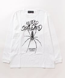 WORLD STANDARD（ワールドスタンダード）の「WORLD STANDARD/ワールドスタンダード スパイダープリント 長袖Tシャツ WSLT-004（Tシャツ/カットソー）」