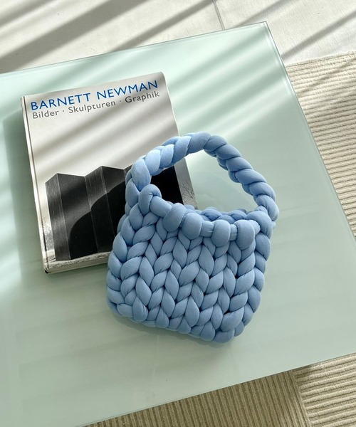 Heather(ヘザー)の「マンドゥBAG 190658(ハンドバッグ・レディース・ブルー/ブラック/アイボリー/ピンク・ONE SIZE)」の4枚目の写真