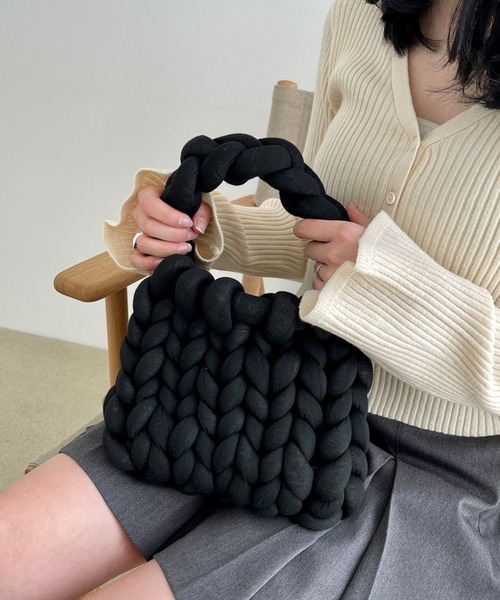 Heather(ヘザー)の「マンドゥBAG 190658(ハンドバッグ・レディース・ブルー/ブラック/アイボリー/ピンク・ONE SIZE)」の3枚目の写真