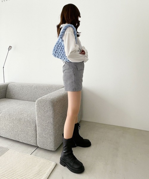 Heather(ヘザー)の「マンドゥBAG 190658(ハンドバッグ・レディース・ブルー/ブラック/アイボリー/ピンク・ONE SIZE)」の15枚目の写真