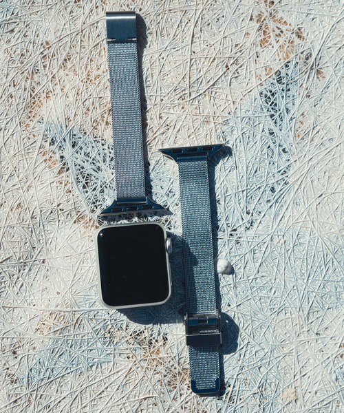 zandy（ズィーアンドワイ）の「zandy ズィー・アンド・ワイ/ Apple Watch【細製ミラネーゼバンド】 アップルウォッチバンド ミラネーゼベルト ステンレス /// loop1（デジタル腕時計・レディース・シルバー/ブラック/ピンクゴールド/ゴールド・S/M）」の11枚目の写真