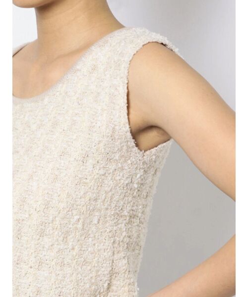 LAGUNAMOON（ラグナムーン）の「テープツイードニットプルオーバー（ニット/セーター・レディース・アイボリー/ライトブルー/ピンク・FREE）」の15枚目の写真