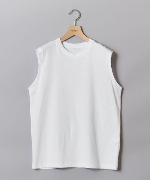BEAUTY&YOUTH UNITED ARROWS(ビューティーアンドユースユナイテッドアローズ)の「【WEB限定】KOUKIN ノースリーブ クルーネック【抗菌・防臭】(Tシャツ/カットソー・メンズ・ブラック/ホワイト/ライトグレー・S/M/L/XL)」の1枚目の写真