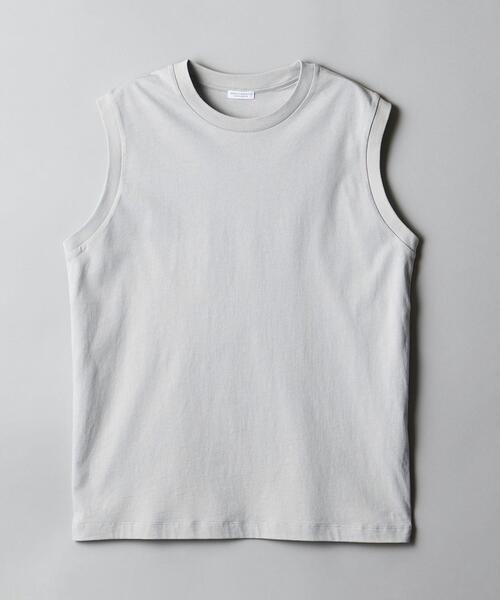 BEAUTY&YOUTH UNITED ARROWS(ビューティーアンドユースユナイテッドアローズ)の「【WEB限定】KOUKIN ノースリーブ クルーネック【抗菌・防臭】(Tシャツ/カットソー・メンズ・ブラック/ホワイト/ライトグレー・S/M/L/XL)」の3枚目の写真
