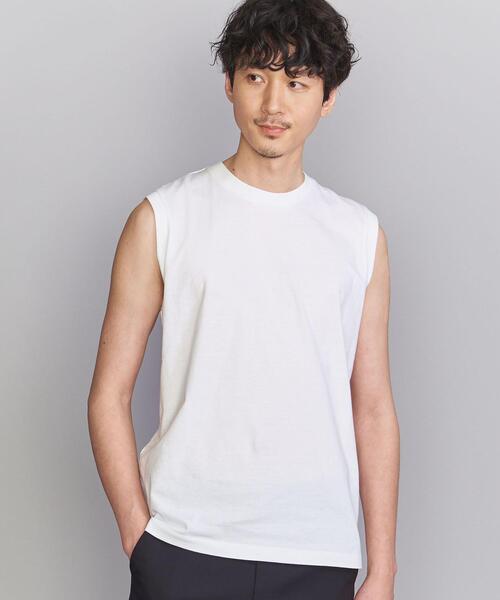 BEAUTY&YOUTH UNITED ARROWS(ビューティーアンドユースユナイテッドアローズ)の「【WEB限定】KOUKIN ノースリーブ クルーネック【抗菌・防臭】(Tシャツ/カットソー・メンズ・ブラック/ホワイト/ライトグレー・S/M/L/XL)」の7枚目の写真