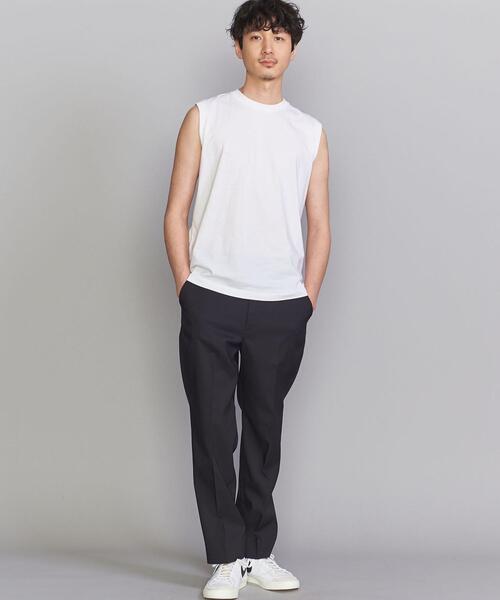 BEAUTY&YOUTH UNITED ARROWS(ビューティーアンドユースユナイテッドアローズ)の「【WEB限定】KOUKIN ノースリーブ クルーネック【抗菌・防臭】(Tシャツ/カットソー・メンズ・ブラック/ホワイト/ライトグレー・S/M/L/XL)」の9枚目の写真