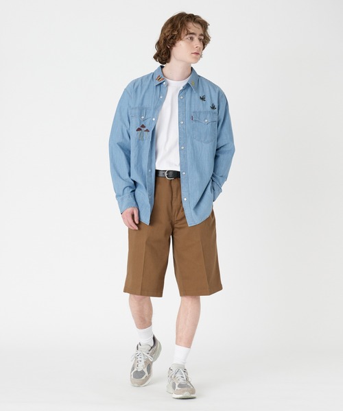 Levi's(リーバイス)の「Levi's/リーバイス スタプレ バミューダショーツ ブラック STA PREST BERMUDA SHORTS(チノパンツ・メンズ・ブラック/マルチ・32inch/30inch/28inch/34inch/36inch)」の11枚目の写真