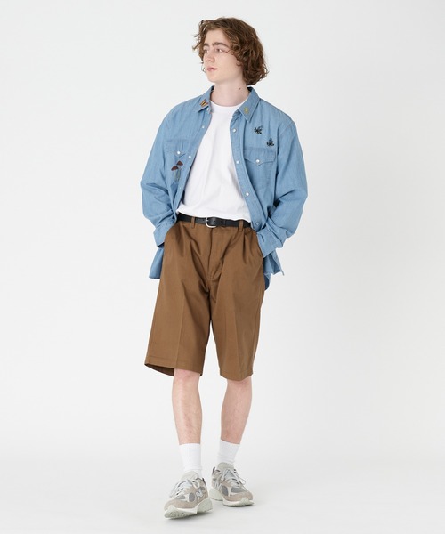 Levi's(リーバイス)の「Levi's/リーバイス スタプレ バミューダショーツ ブラック STA PREST BERMUDA SHORTS(チノパンツ・メンズ・ブラック/マルチ・32inch/30inch/28inch/34inch/36inch)」の12枚目の写真