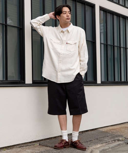 Levi's(リーバイス)の「Levi's/リーバイス スタプレ バミューダショーツ ブラック STA PREST BERMUDA SHORTS(チノパンツ・メンズ・ブラック/マルチ・32inch/30inch/28inch/34inch/36inch)」の20枚目の写真