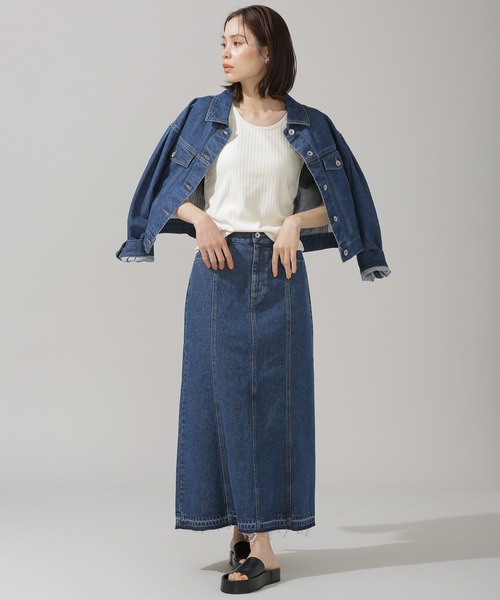 NANO universe(ナノユニバース)の「Anti Soaked 汗染み防止 リブタンクトップ(タンクトップ・レディース・グレー系その他4/チャコール/アイボリー/ブラック・Ⅱ/Ⅰ)」の11枚目の写真