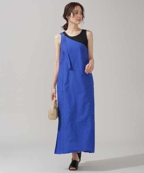 NANO universe(ナノユニバース)の「Anti Soaked 汗染み防止 リブタンクトップ(タンクトップ・レディース・グレー系その他4/チャコール/アイボリー/ブラック・Ⅱ/Ⅰ)」の21枚目の写真