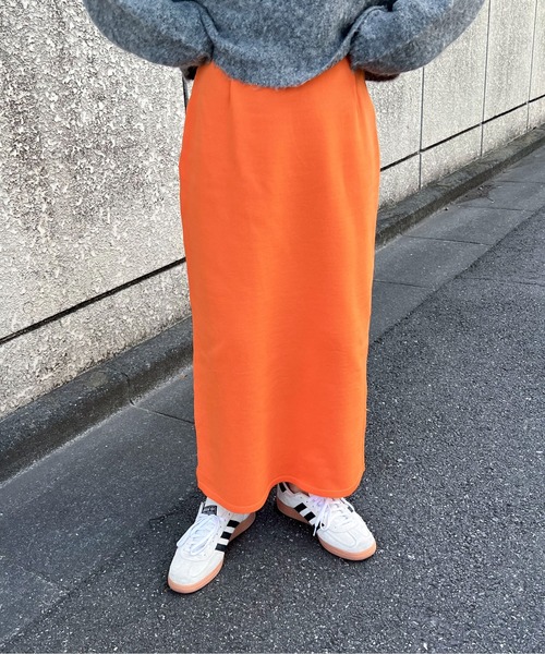 feepur（フェピュール）の「【ハンドウォッシャブル/セットアップ可】ライトウェイトカラータイトスカート（スカート・レディース・ブラック/ブルー/ブラウン/パープル/オレンジ・MEDIUM）」の5枚目の写真