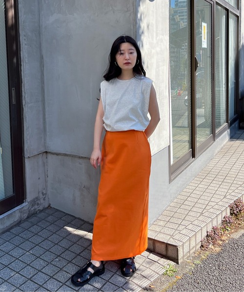 feepur（フェピュール）の「【ハンドウォッシャブル/セットアップ可】ライトウェイトカラータイトスカート（スカート・レディース・ブラック/ブルー/ブラウン/パープル/オレンジ・MEDIUM）」の13枚目の写真