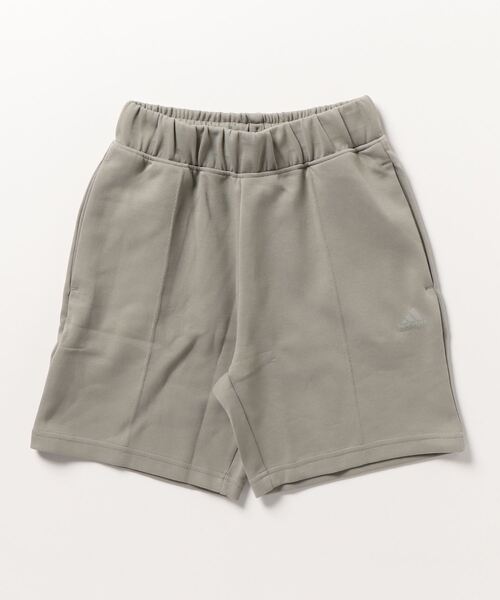 adidas(アディダス)の「アディダス adidas シーズナル ルーズフィット ニット ピンタックショーツ(スウェットパンツ・レディース・グリーン/ブラック・L/M/S)」の2枚目の写真