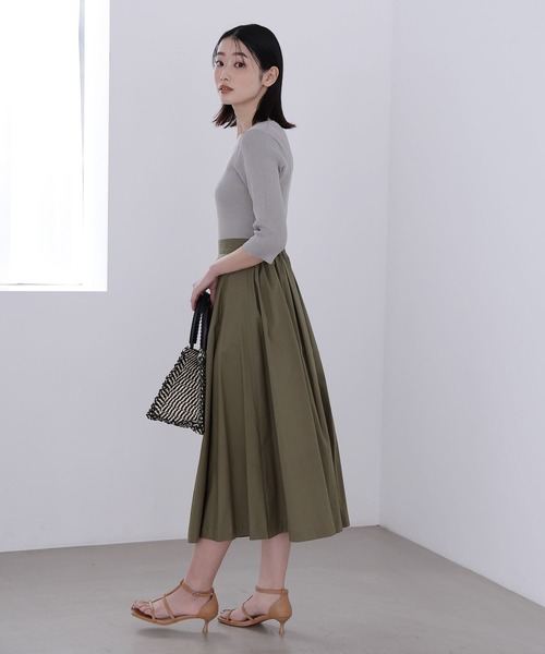 LAKOLE(ラコレ)の「タイプライタースカート / 188283(スカート・レディース・サンドグレー/カーキ/ブラック・SMALL/MEDIUM)」の15枚目の写真