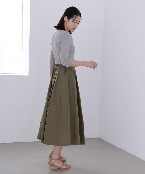 LAKOLE(ラコレ)の「タイプライタースカート / 188283(スカート・レディース・サンドグレー/カーキ/ブラック・SMALL/MEDIUM)」の17枚目の写真