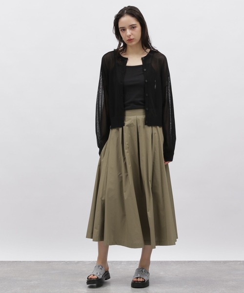 LAKOLE(ラコレ)の「タイプライタースカート / 188283(スカート・レディース・サンドグレー/カーキ/ブラック・SMALL/MEDIUM)」の16枚目の写真