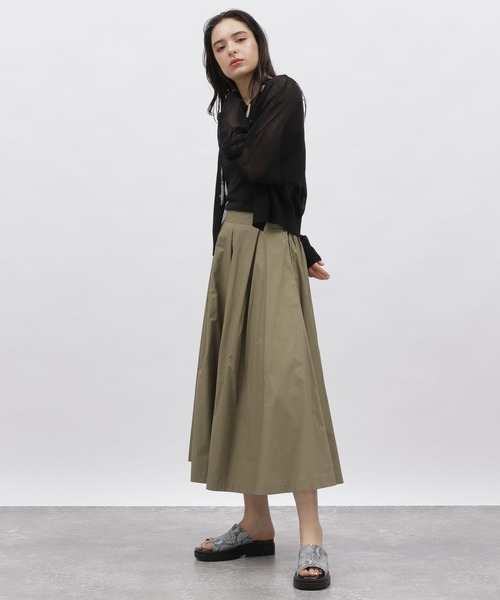 LAKOLE(ラコレ)の「タイプライタースカート / 188283(スカート・レディース・サンドグレー/カーキ/ブラック・SMALL/MEDIUM)」の18枚目の写真