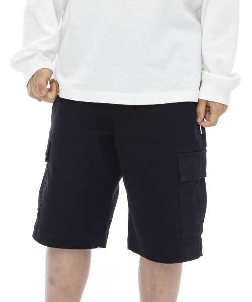 ELEMENT（エレメント）の「ELEMENT YOUTH（キッズサイズ） YT SHOD SHORTS CA_5 ウォークパンツ/ショートパンツ DKH (130cm~160cm) 【2023年春夏モデル】/エレメントキッズウエストゴムカーゴショートパンツ（カーゴパンツ・キッズ・ブラウン/ブラック/ブラック系その他・130/140/150/160）」の4枚目の写真