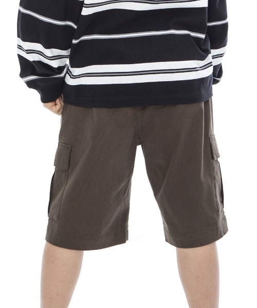 ELEMENT（エレメント）の「ELEMENT YOUTH（キッズサイズ） YT SHOD SHORTS CA_5 ウォークパンツ/ショートパンツ DKH (130cm~160cm) 【2023年春夏モデル】/エレメントキッズウエストゴムカーゴショートパンツ（カーゴパンツ・キッズ・ブラウン/ブラック/ブラック系その他・130/140/150/160）」の17枚目の写真