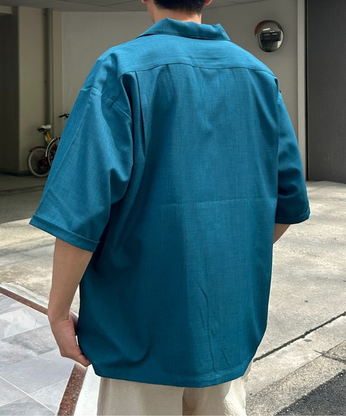 CPCM(シーピーシーエム)の「杢調半袖開襟シャツ(シャツ/ブラウス・メンズ・チャコールグレー/ホワイト/グリーン・MEDIUM/LARGE)」の21枚目の写真