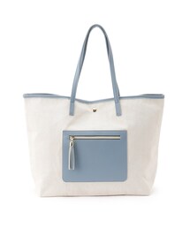SHOO・LA・RUE | 素材コンビフロントポケットトートバッグ(トートバッグ)