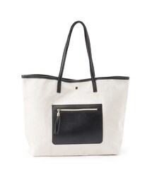 SHOO・LA・RUE | 素材コンビフロントポケットトートバッグ(トートバッグ)