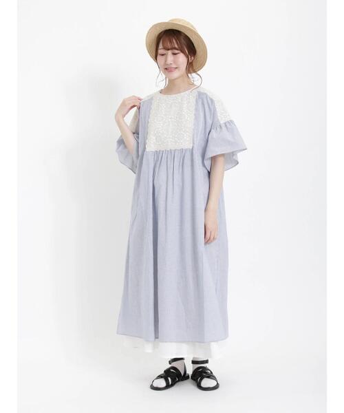 Samansa Mos2（サマンサ モスモス）の「ラフィアカンカン帽（ハット・レディース・ブラック/ブラウン・ﾌﾘ-）」の8枚目の写真