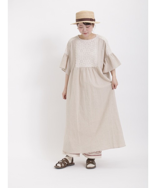 Samansa Mos2（サマンサ モスモス）の「ラフィアカンカン帽（ハット・レディース・ブラック/ブラウン・ﾌﾘ-）」の18枚目の写真