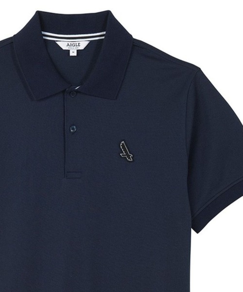 AIGLE（エーグル）の「吸水速乾 COOL MAX クールマックス ポロシャツ（ポロシャツ・メンズ・ダークネイビー/ブルー/ヘザーグレー/ナチュラル/ダークブルー/ロイヤルブルー/ブラック・L/M/S/XL）」の7枚目の写真