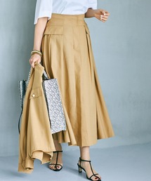 ROPE' | 【エディター三尋木奈保さんコラボ】きちんと涼感タックフレアスカート/セットアップ対応(スカート)