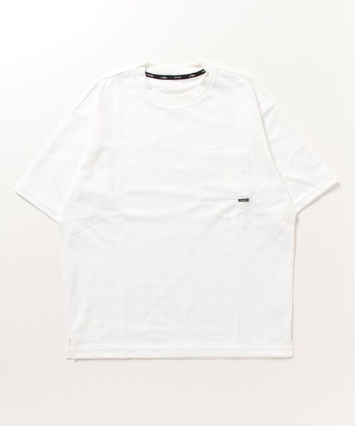 DESCENTE（デサント）の「デサント  Big Silhouette Shirt（Tシャツ/カットソー・メンズ・ブラック/ホワイト/カーキ・M/L/LL）」の2枚目の写真