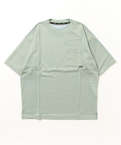 DESCENTE（デサント）の「デサント  Big Silhouette Shirt（Tシャツ/カットソー・メンズ・ブラック/ホワイト/カーキ・M/L/LL）」の3枚目の写真