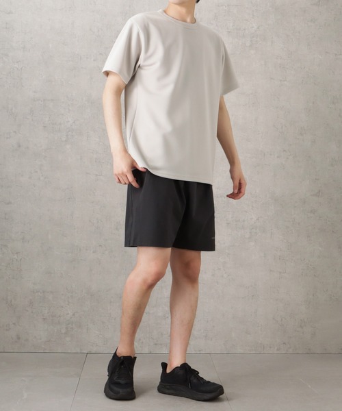 NAVY(ネイビー)の「ドライタッチ鹿の子ショートスリーブTシャツ(Tシャツ/カットソー・メンズ・グリーン/ホワイト/ライトグレー/チャコール/ネイビー・S/M/L/XL)」の15枚目の写真