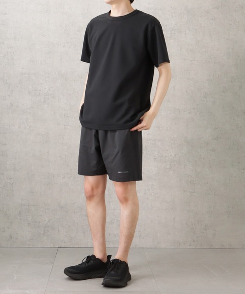NAVY(ネイビー)の「ドライタッチ鹿の子ショートスリーブTシャツ(Tシャツ/カットソー・メンズ・グリーン/ホワイト/ライトグレー/チャコール/ネイビー・S/M/L/XL)」の9枚目の写真