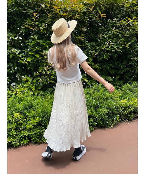 極美品 11SS⭐️プリーツプリーズ ロング丈スカート ドット カラフル 2 極美品 11SS⭐️プリーツプリーズ ロング丈スカート ドット